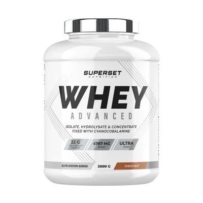 100% WHEY PROTEINE ADVANCED (2kg) Whey protéine Nutella Superset Nutrition