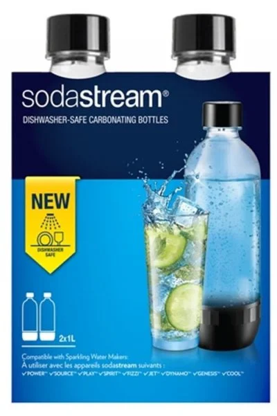 2 bouteilles de gazéification 2 x 1 L