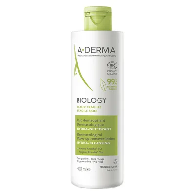 A-Derma Biology Lait Démaquillant 400ml