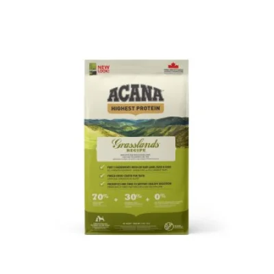 Acana Regionals Grasslands 11.4kg Dog Food Vert 11.5kg