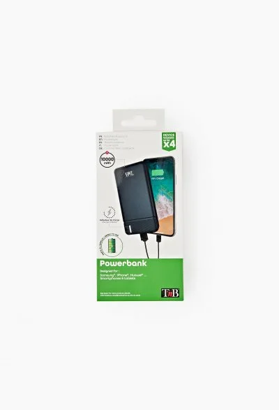 Accessoire téléphonie T'nB Powerbank 2xUSB 10 000 mAh / 10W
