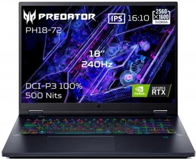 Acer Predator Helios Neo 18 - Noir