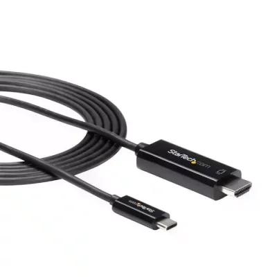 Adaptateur usb c vers hdmi startech cdp2hd2mbnl noir (2 m) CDP2HD2MBNL