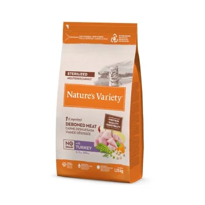 Affinity Nature´s Valley Origin Feline Adult Sterilized Turkey 1.5kg Cat Food Clair 1.5kg