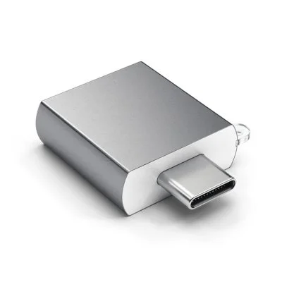 ALUMINUM TYPE-C USB 3.0 ADAPTER Space Gray-GRIS