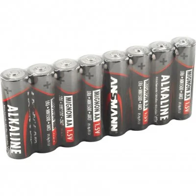 Ansmann 8 piles aa lr06 1,5v alkaline