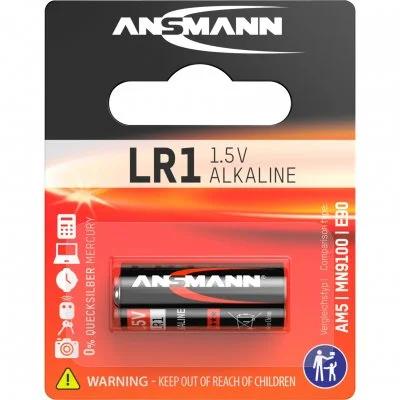 Ansmann batterie 1,5V alcaline type LR1 (5015453)