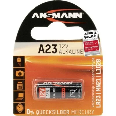 Ansmann Pour Télécommandes Piles A 23 12 V One Size