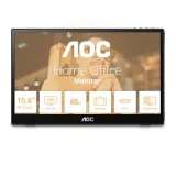 AOC 16T3EA téléviseur et moniteur portables Noir 39,6 cm 16T3EA