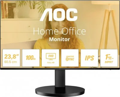 AOC 24B3HA2 écran plat de PC 60.5 cm (23.8"") 1920 x 1080 pixels Full HD LED Noir