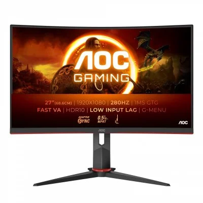 Aoc Écran Incurvé Gaming G2 C27g2z3/bk 27´´ Full Hd Va Led 280hz