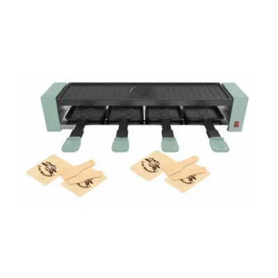 Appareil à raclette 4 personnes 800w + grill 8943