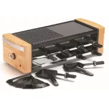 KITCHEN CHEF Appareil à raclette 8 personnes 1200w kc.woodlux8