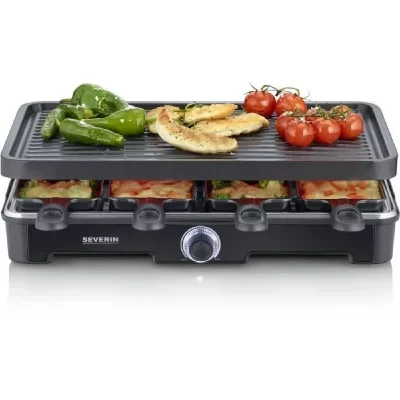 Appareil à raclette SEVERIN - RG9670 - Jusquà 8 personnes - 1400W