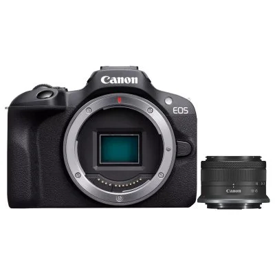 Appareil photo hybride Canon EOS R100 + RF-S 18-45mm f/4.5-6.3 IS STM