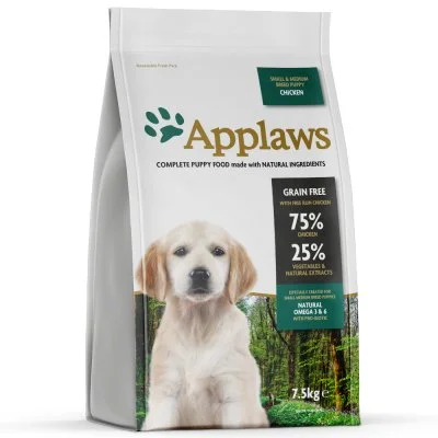 Applaws Small To Medium Breed Puppy Chicken 7.5kg Dog Food Doré 7.5kg