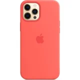 APPLE - Coque en Silicon MagSafe iPhone 12 Pro Max - Pomelo Rose