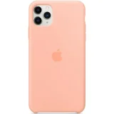 APPLE Coque en Silicone (pour iPhone 11 Pro Max) - Pamplemousse
