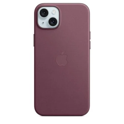 Apple Coque en tissage fin avec MagSafe pour iPhone 15 Plus - Mûre