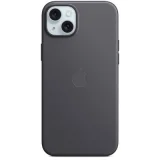 APPLE - Coque pour iPhone 15 Plus - tissage fin - noire - avec MagSafe