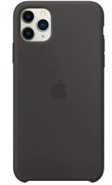 APPLE Coque Silicone Noir pour iPhone 11 Pro Max