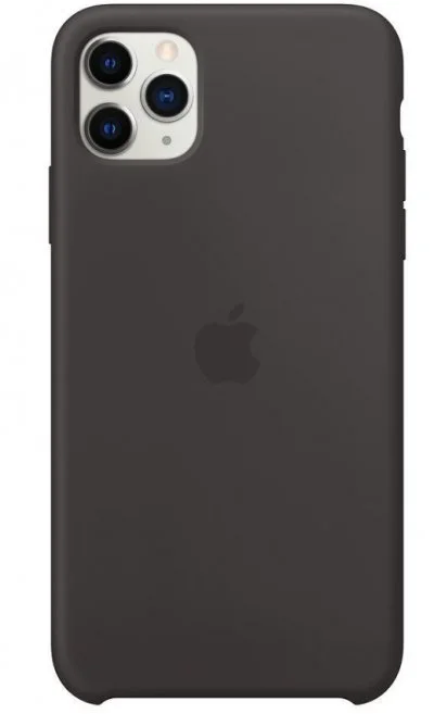 APPLE Coque Silicone Noir pour iPhone 11 Pro Max