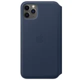 APPLE Étui Folio en Cuir (pour iPhone 11 Pro Max) - Bleu du Large