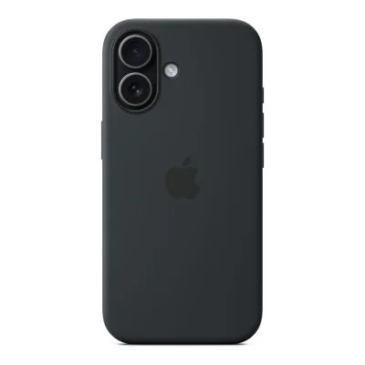 Apple Silicone Case iPhone 17 noir compatible avec MagSafe MGF14ZM/A