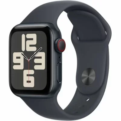 Apple Watch SE GPS + Cellular 40 mm Boîtier en Aluminium Minuit avec Bracelet Sport Minuit S/M
