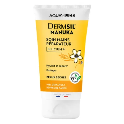 Aquasilice Soin Mains Miel Manuka et Beurre de Karité 50ml