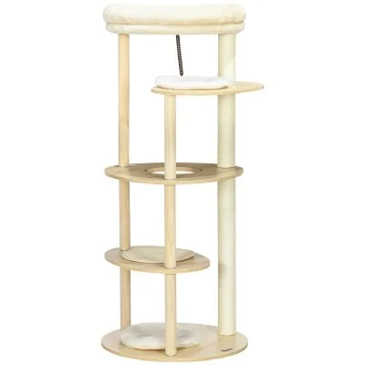 Arbre à chat style nordique c 54x54x123cm Beige