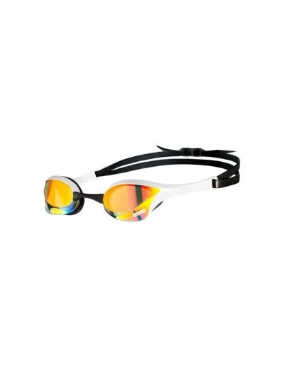 Arena Cobra Ultra Swipe Mirror Swimming Goggles Blanc