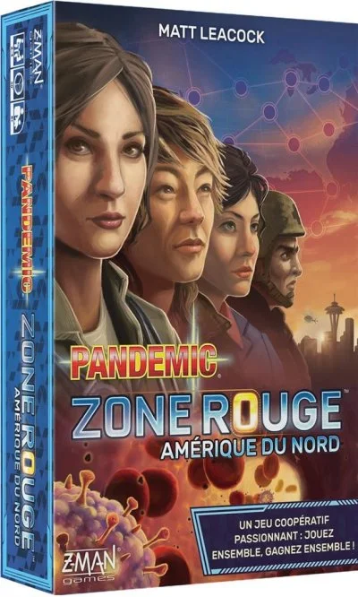 Asmodee Pandemic Zone Rouge : Ama©rique Du Nord
