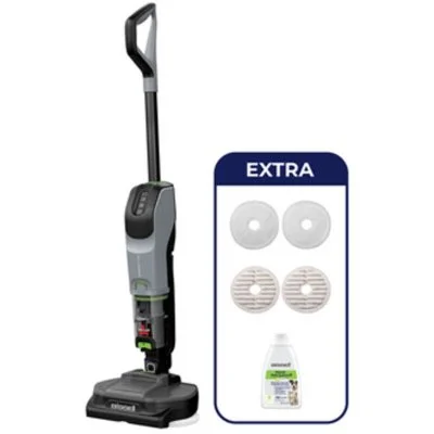 Aspirateur laveur Bissell SpinWave + Vac Pet Pro 25,9 V Gris et Noir