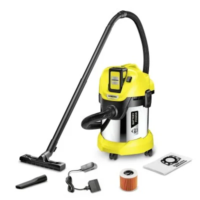 Aspirateur multifonction sans fil Kärcher WD 3 Premium Jaune