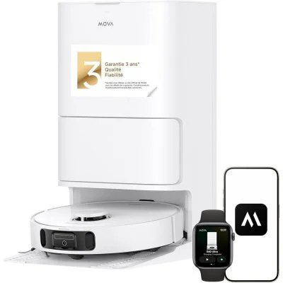 Aspirateur Robot Laveur MOVA E40 Ultra