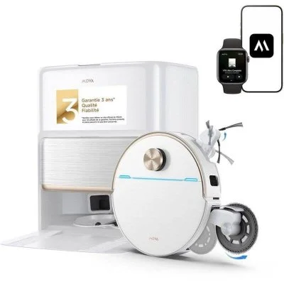 Aspirateur Robot Laveur Mova V70 Ultra Complete Blanc