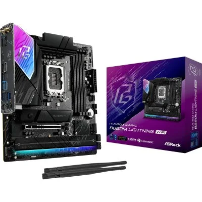 ASRock B860M Lightning WiFi DDR5 Intel S1851 Retail (90-MXBQG0-A0UAYZ)