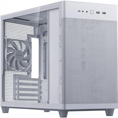 ASUS AP201 PRIME CASE TG WHITE Mini Tower Blanc