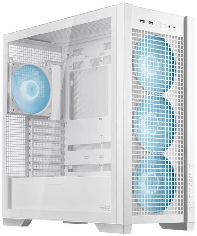 Asus Boîtier ATX semi-tour Asus TUF GAMING GT302 TG ARGB Blanc Multicouleur Blanc
