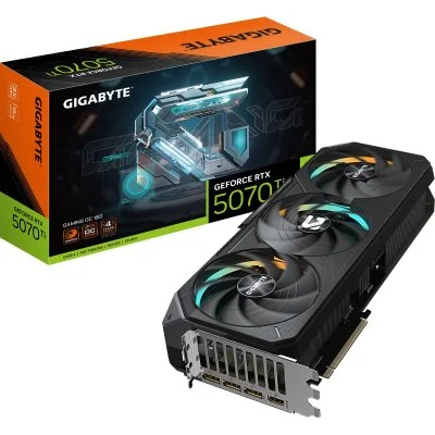 ASUS - Carte graphique interne - Gigabyte GeForce RTX 5070 Ti Gaming OC 16 Go GDDR7 PCI-Express