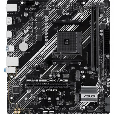 ASUS PRIME B550M-K ARGB AMD B550 Emplacement AM4 micro ATX