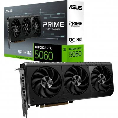 ASUS PRIME GeForce RTX 5060 OC Edition 8 Go GDDR7 Reflex 2 RTX AI DLSS4