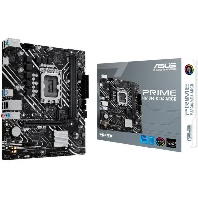 ASUS PRIME H610M-K D4 ARGB Intel H610 LGA 1700 micro ATX