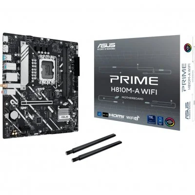 ASUS PRIME H810M-A Scheda Madre Micro ATX LGA 1851 DDR5 Wi-Fi per PC