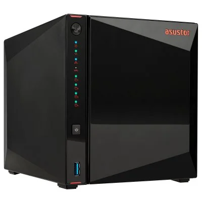 Asustor AS5404T serveur de stockage NAS Ethernet/LAN Noir N5105