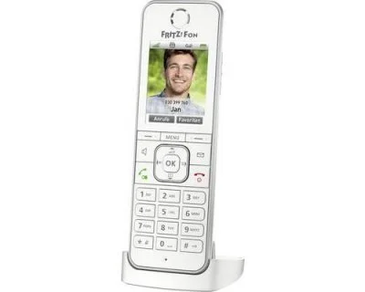 AVM FRITZ!Fon C6 Téléphone DECT Blanc Identification de l'appelant