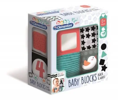 Baby Clementoni For You Cubes Noir & Blanc - Baby Blocks