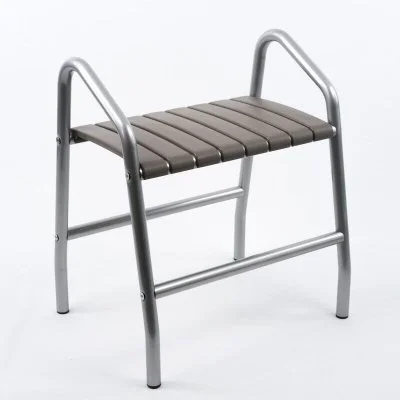 Banc de douche 2 poignées - aluminium blanc - Pellet ASC