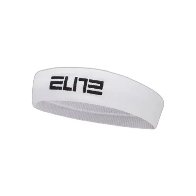 Bandeau Nike Elite - Blanc/Noir - Taille Unique - Multisport - Homme